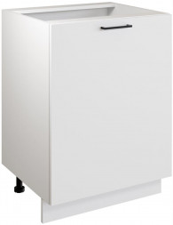 Кухонный модуль МЕБЕЛЬ-КОМПЛЕКС Шкаф - стол 60см Simple Н600 белый/ Белый (1 кор.)