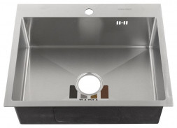 Мойка врезная FABIA PROFI 605033 Мойка врезная 60х50 см, ДИЗАЙН толщина 3,0х0,8 мм, глубина 220 мм + большой сифон с переливом + корзина +коврик