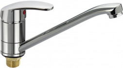 Смесители САНАКС 13071 Смеситель для кухни, шаровый, поворотный корпус, излив 25 см, цвет ХРОМ