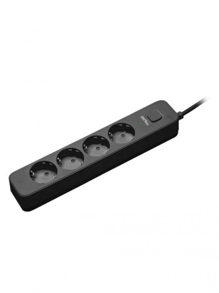 сетевой фильтр PERFEO (PF_C3962) POWER STREAM - 4 роз - 5,0 м - черный