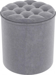 BONMEBEL Пуф Брайтон - ТК серая (1 кор.)