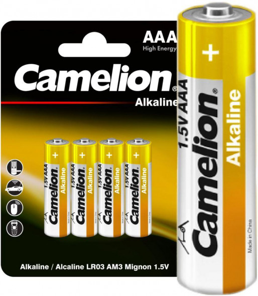 Элементы питания CAMELION (15121) LR03-BP4NR