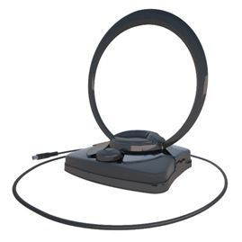 Антенна комнатная REFLECT RING RA-147-DX (активная, ДМВ, с б/п, 33 дБи, коробка)