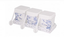 Набор емкостей АЛЬТЕРНАТИВА М4820 Шале на подставке 1,2л (3 предмета)