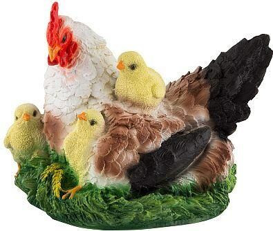 Фигурка садовая PARK Фигурка садовая Курица-наседка с цыплятами Н-22см (169367)