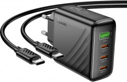 СЗУ HOCO (6942007639842) CS27Aa 1USB+3Type-C 3.0A PD 67W+QC3.0