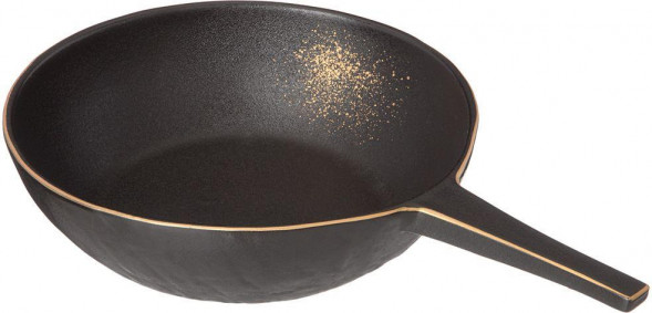 BRONCO БЛЮДО С РУЧКОЙ &quot;MIDNIGHT GOLD&quot; 30,5*21*5,5 СМ 1100 МЛ (КОР=16ШТ.) 42-432