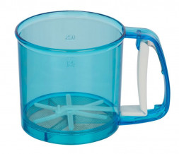 Сито MALLONY Сито-кружка для просеивания муки FORNATA, 15,5*10,5 см (пластик) (985526)