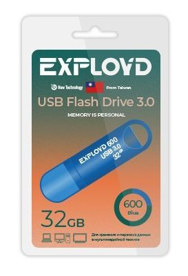 USB флэш-накопитель EXPLOYD EX-32GB-600-Blue USB 3.0