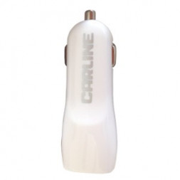 Автозарядка CARLINE (ch-1uw) адаптер 1хUSB, белый