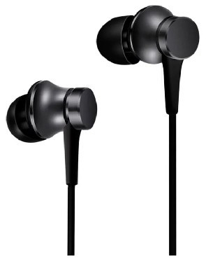 Наушники вкладыши проводные XIAOMI IN-EAR HEADPHONES BASIC (BLACK) (ZBW4354TY)