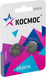 Батарейка КОСМОС KOC2016BL2 серебро