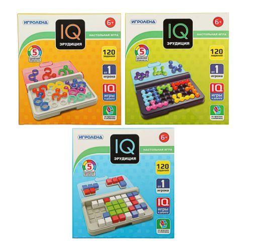 Игрушка ИГРОЛЕНД 896-054 Настольная игра &quot;Эрудиция&quot;, ABS, 3 дизайна