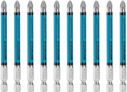 GROSS Бита PZ2х90мм, сталь S2, кругл.,10 шт. 112001