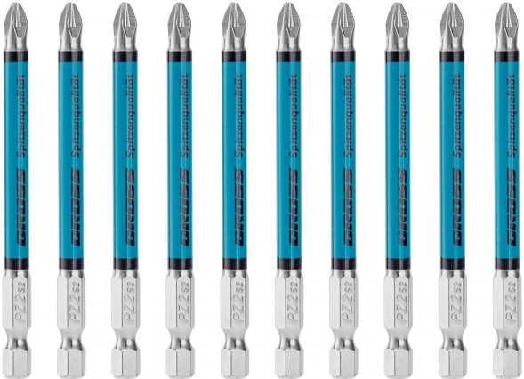 GROSS Бита PZ2х90мм, сталь S2, кругл.,10 шт. 112001