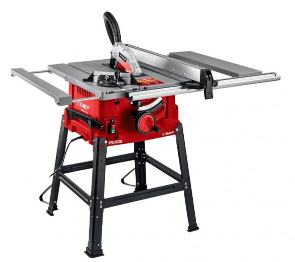Станок ЗУБР СРЦ-254су 1900 Вт напольный со станиной и удлинителем распиловочный станок