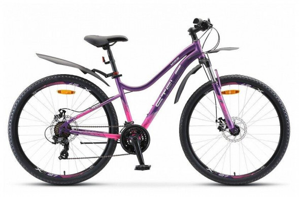 Велосипед STELS Miss-7700 MD 27.5&quot; V010 LU094655 LU095026 17&quot; Темно-пурпурный 2023