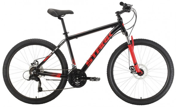 Велосипед STARK Indy 26.1 D Microshift черный/красный 18&quot; HQ-0005053