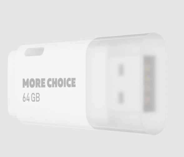 Флэш-накопитель MORE CHOICE (4610196405181) MF64 - белый