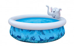 Бассейн SUNCLUB Бассейн со спреем SunClub Слон 3D 205*205*47cм 17821
