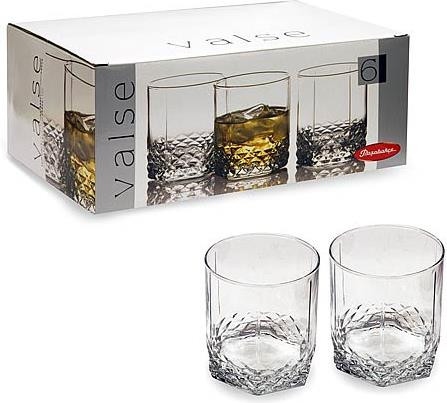 Набор стаканов &quot;Вальс&quot; (6шт.) 42945 низ. 1/8шт. PASABAHCE 42945GRB