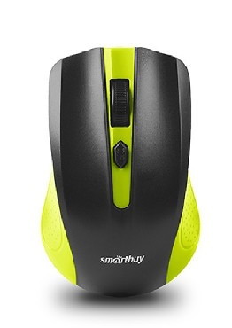 Мышь беспроводная оптическая SMARTBUY (SBM-352AG-GK) ONE 352 зелено-черная