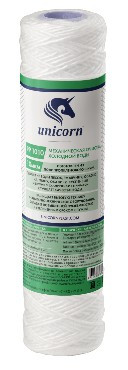 Картридж UNICORN механический из полипропиленового шнура 10 10 микрон РР 1010