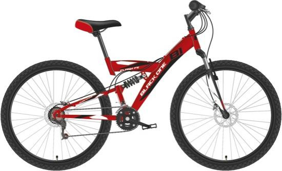 Велосипед BLACK ONE Flash FS 26 красный/черный/белый 18&quot; HQ-0005336