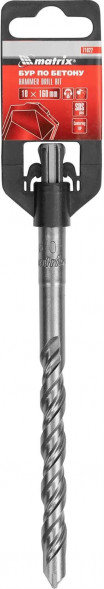 Бур MATRIX Бур по бетону, 10 x 160 мм, SDS PLUS// MATRIX Бур по бетону, 10 x 160 мм, SDS PLUS//