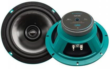 Автоакустика ASPECT CWS-80, Cyan Line, 8"(20 см), RMS/MAX 80/240 Вт, 4 Ом, 93 дБ, 55 Гц-15 кГц ASPECT CWS-80, Cyan Line, 8"(20 см), RMS/MAX 80/240 Вт, 4 Ом, 93 дБ, 55 Гц-15 кГц