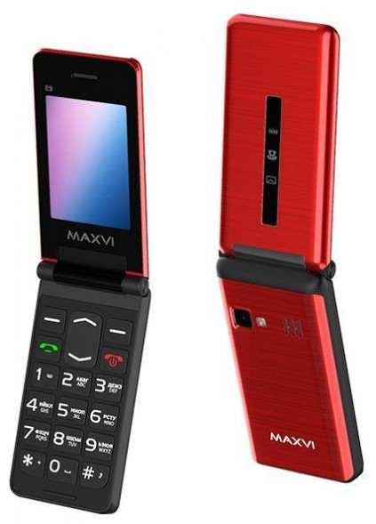 Телефон мобильный MAXVI E9 Red