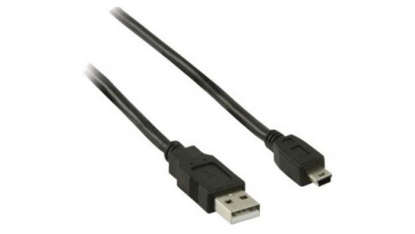 Кабель VS (U310) USB2.0 A вилка-MiniUSBвилка, 1,0 м черный