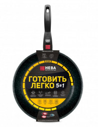 Сковорода НЕВА МЕТАЛЛ ПОСУДА GL2026 а/пр литая 26см съемн/руч Готовить легко stone