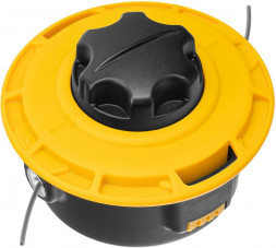 DENZEL Катушка триммер. полуавтомат. легкая заправка гайка М10 М10 М8, лев.,шаг 1,0 1,25мм 96392