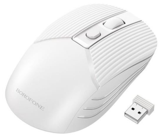 Мышь BOROFONE (6974443383003) BG5 White - Bluetooth