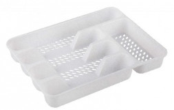 Лоток для столовых приборов АЛЬТЕРНАТИВА М7067 Капелька мрамор