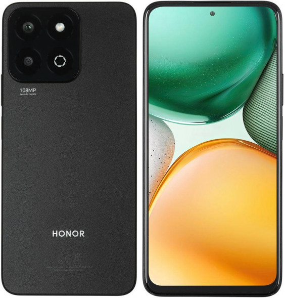 Смартфон HONOR X7c 6/128Gb Black (5109BKCX)