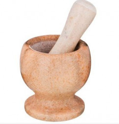 Ступка AGNESS 925-117 корич.