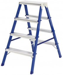 Лестница СИБРТЕХ Стремянка двусторонняя 4ст., стальная, Россия 97934