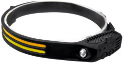 Фонарь налобный RITTER 56205 8 LED COB 7Вт+3Вт/1200мАч/600Лм/IP44 черный