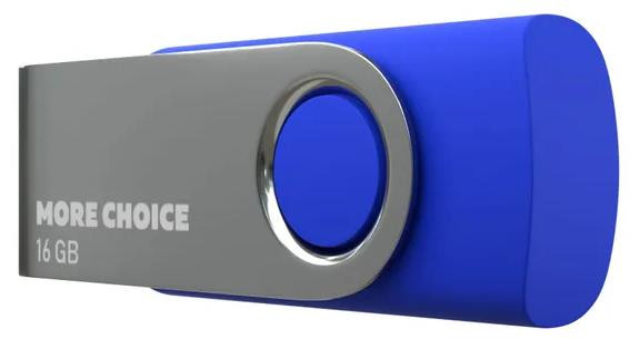 флэш-накопитель MORE CHOICE (4610196407567) MF16-4 USB 16Gb 2.0 Blue