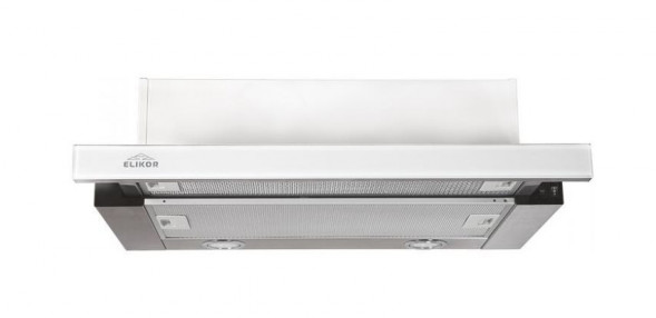 Встраиваемая вытяжка ELIKOR ИНТЕГРА GLASS 45Н-400-В2Д нерж/стекло белое
