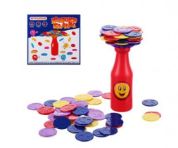 Игры ИГРОЛЕНД 897-079 Настольная игра на ловкость и меткость, PP, PS, бумага, картон, резина, 22х21х5,5см, 3 диз