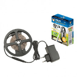 ЭЛЕКТРИКА VOLPE (UL-00000642) ULS-Q721 2835-60LED/m-IP20-2.5M-WW RRP24C00 Комплект светодиодной ленты с адаптером