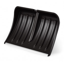 Лопата АЛЬТЕРНАТИВА М8824 д/снега Комфорт 350х470мм d32 (с наконечником) (без черенка) (уп.5)