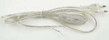 Сетевой шнур с вилкой и выключателем UNIEL (UL-00004433) UCX-C11/02A-170 CLEAR