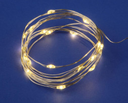 Гирлянда UNIEL UL-00007183 ULD-S0200-020/SСB/2AA WARM WHITE IP20 DEW Гирлянда светодиодная на батарейках