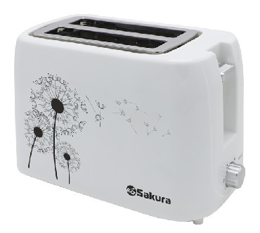 Тостер SAKURA SA-7608W 750Вт