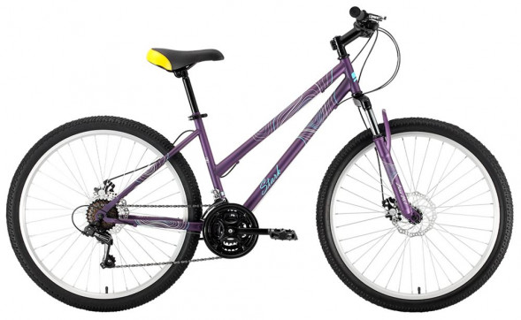 Велосипед STARK Luna 26.1 D Steel фиолетовый/голубой 16&quot; HQ-0009469