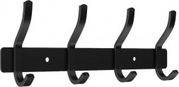 Крючки на планке GOTA ROCIO 81434 Крючки на планке 4шт темно-серый G8143-4